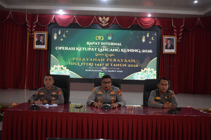 Kapolres Kampar Pimpin Rapat Koordinasi Operasi Ketupat Lancang Kuning 2026, Perkuat Sinergi Jelang Idul Fitri