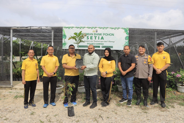 Polres Kampar Ingatkan: Jaga Pohon, Jaga Kehidupan!