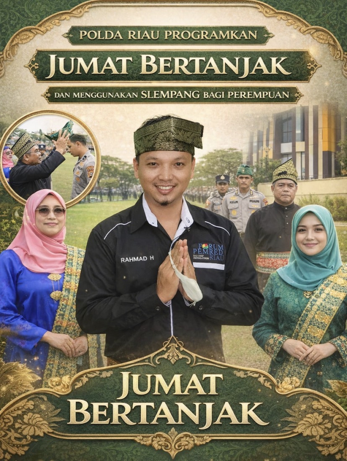 Rahmat Handayani: Program Tanjak Polda Riau Cerminkan Filosofi  Di Mana Bumi Dipijak Disitu Langit Dijunjung