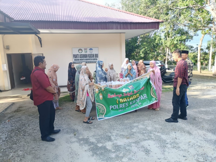 Sat Intelkam Polres Kampar Tebar 100 Paket Takjil, Perkuat Silaturahmi di Bulan Suci Ramadhan 1447 H.