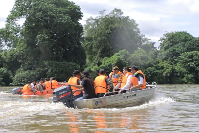 Bupati, Kapolres, Dandim Bersatu Pantau Sungai Kampar, Kapolres: Antisipasi Bencana, Lindungi Masyarakat!