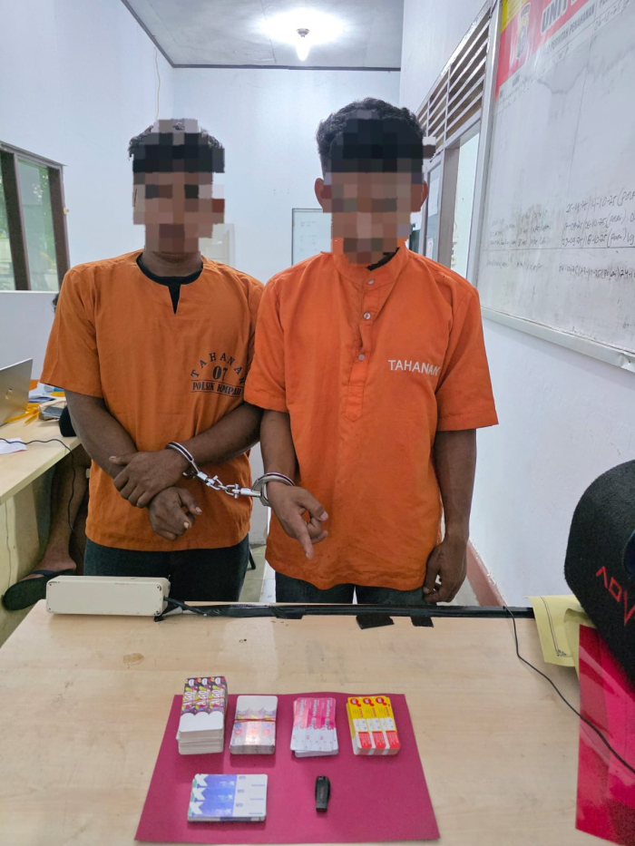 Polsek Kampar Ungkap Kasus Pencurian, Dua Pelaku Diamankan dan Barang Bukti Disita