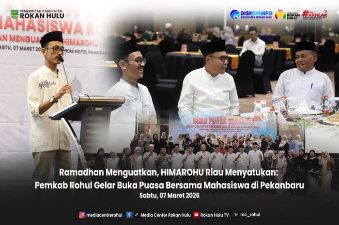 Ramadhan Menguatkan, HIMAROHU Riau Menyatukan: Pemkab Rohul Gelar Buka Puasa Bersama