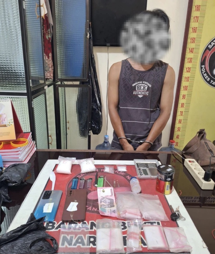 Polres Tanjab Barat Gulung Pengedar Shabu di Batang Asam, BB Seberat 200 Gram Lebih Disita