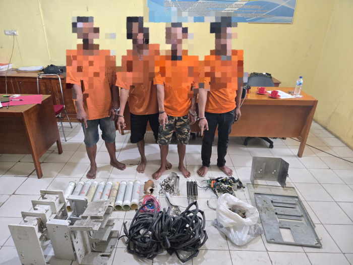 Polisi Ringkus Pencuri Komponen, Aset PHR Selamat!