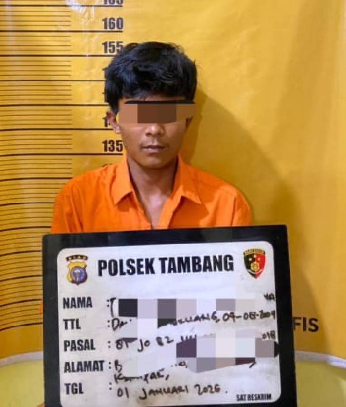 Polsek Tambang Tangkap Pelaku Pencabulan Terhadap Anak Dibawah Umur