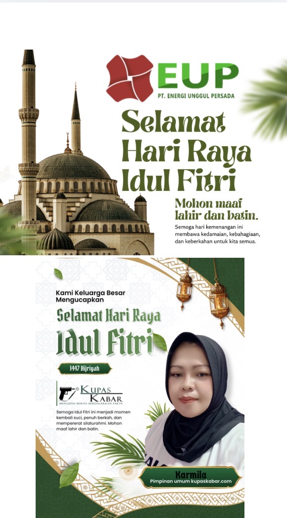 Selamat hari raya indul fitri 1447-2026